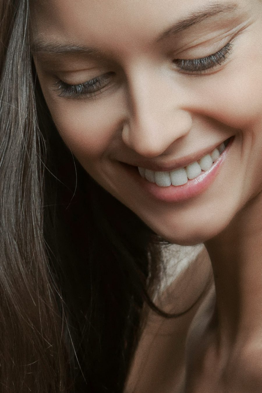 A smile shaped with composite (example image)
